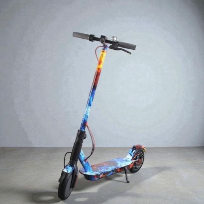 صورة سكوتر كهربائي 36 فولت لون ناري